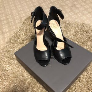 Vince Camuto peep toe shoes